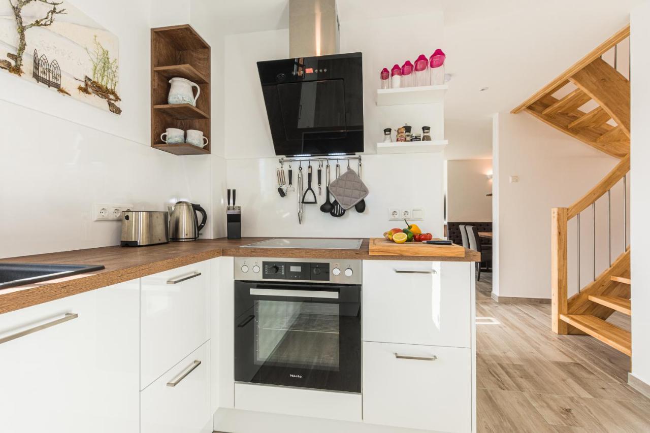 Ferienhaus-See-Sauna-Kamin-Hund Mit E-Ladestation Krakow am See Dış mekan fotoğraf