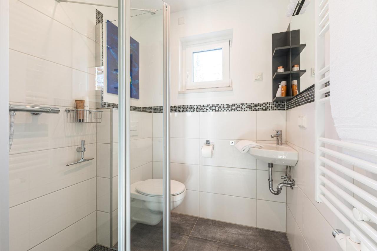 Ferienhaus-See-Sauna-Kamin-Hund Mit E-Ladestation Krakow am See Dış mekan fotoğraf