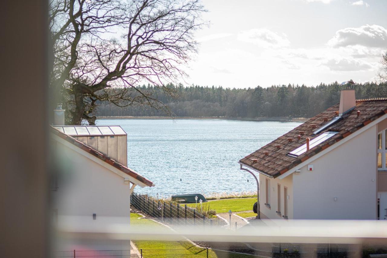 Ferienhaus-See-Sauna-Kamin-Hund Mit E-Ladestation Krakow am See Dış mekan fotoğraf