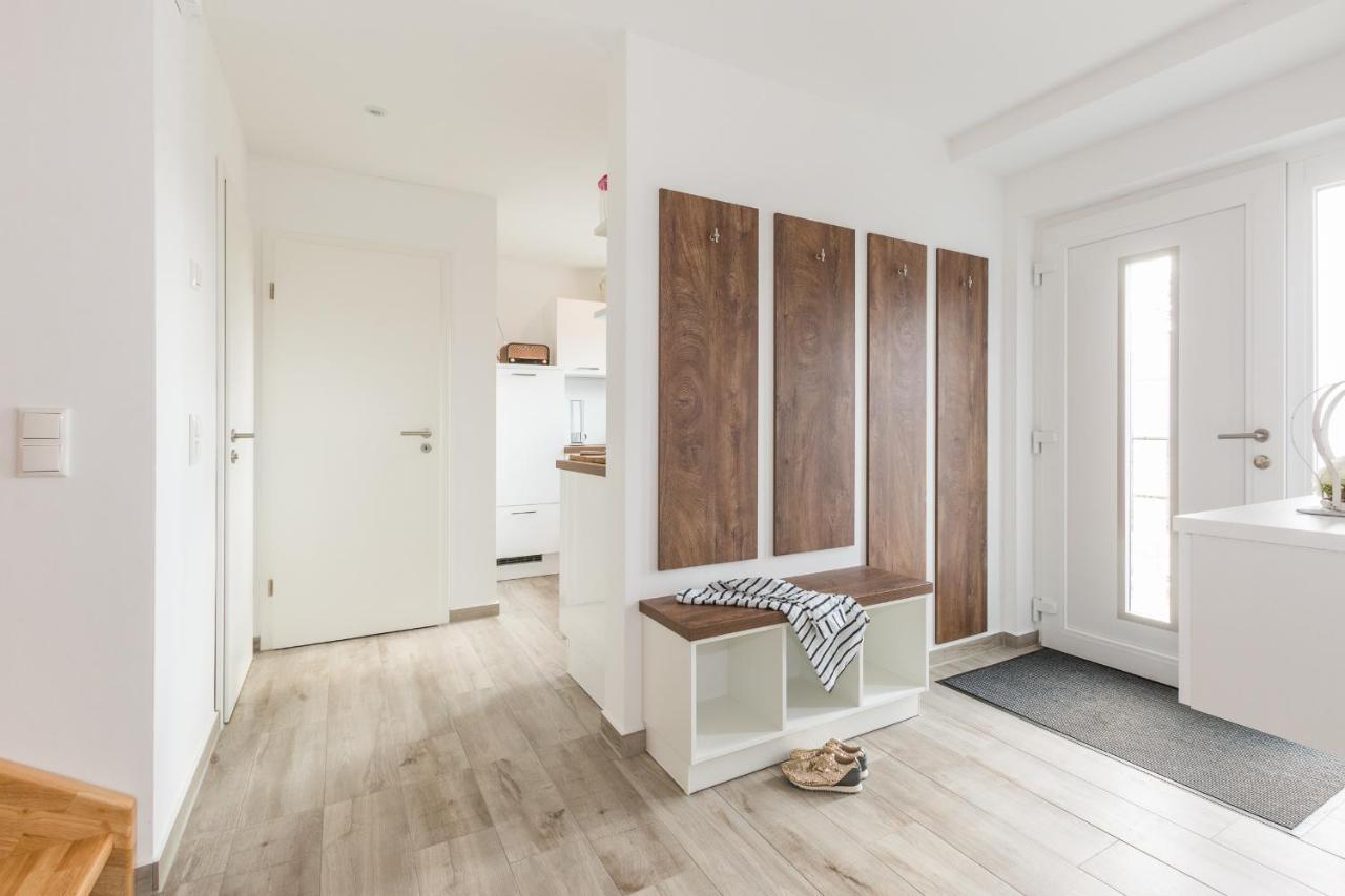 Ferienhaus-See-Sauna-Kamin-Hund Mit E-Ladestation Krakow am See Dış mekan fotoğraf