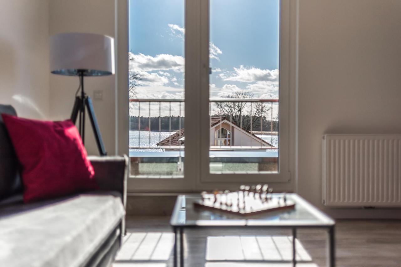 Ferienhaus-See-Sauna-Kamin-Hund Mit E-Ladestation Krakow am See Dış mekan fotoğraf
